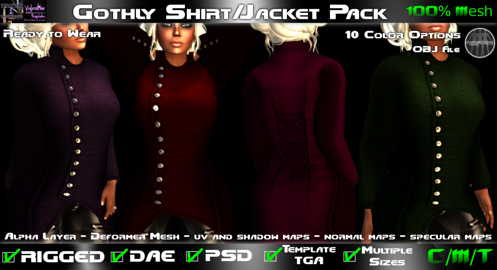 EVO-VT Mesh Female Gothly Pack PIC