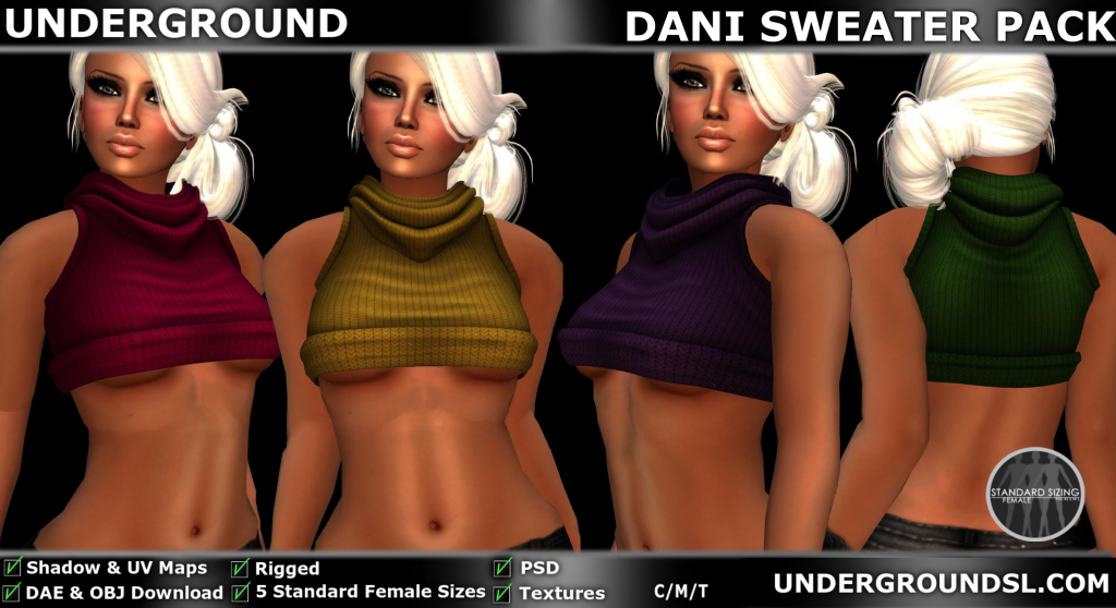 UG MESH DANI SWEATER PACK PIC