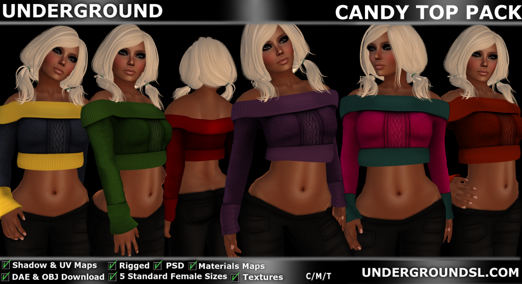 UG MESH CANDY TOP PACK PIC