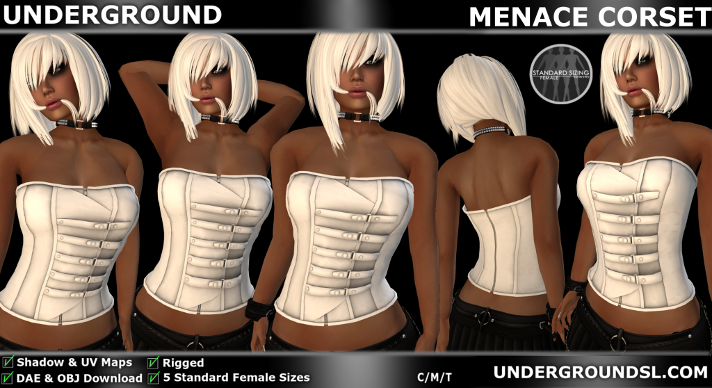 UG MESH MENACE CORSET PIC