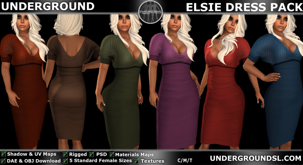 UG MESH ELSIE DRESS PACK PIC