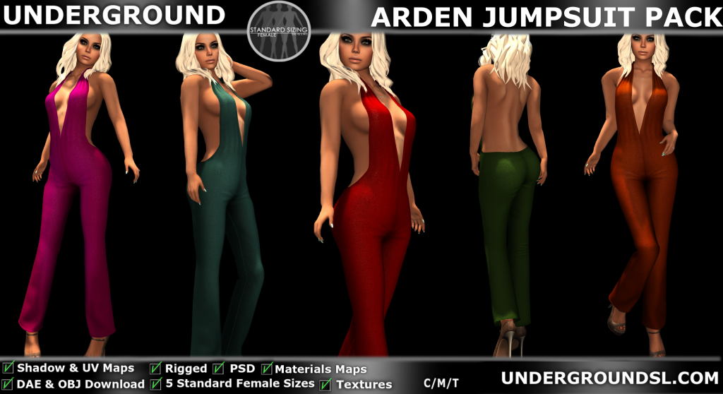 UG MESH ARDEN JUMPSUIT PACK PIC