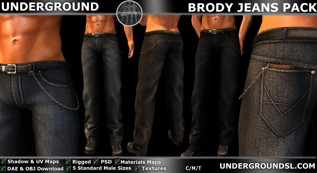UG MESH BRODY JEANS PACK PIC