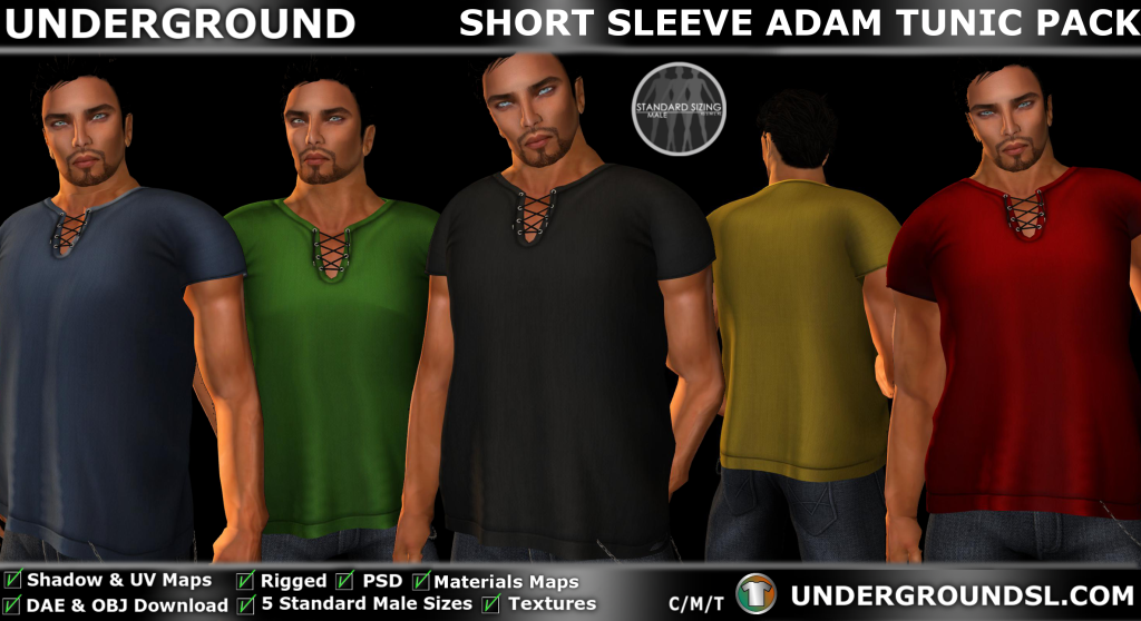 UG MESH SS ADAM TUNIC PACK PIC