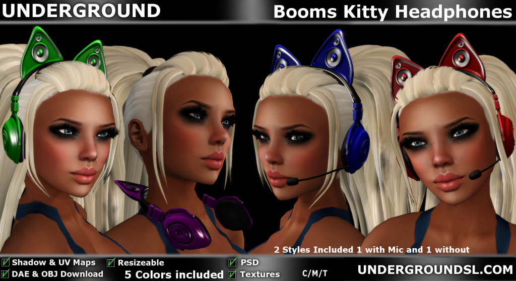 Booms Kitty Headphones Pic