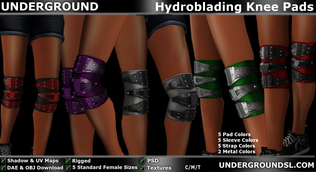 Hydroblading Knee Pads Female Pic