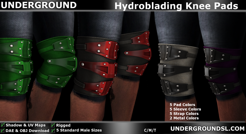 Hydroblading Knee Pads Male Pic