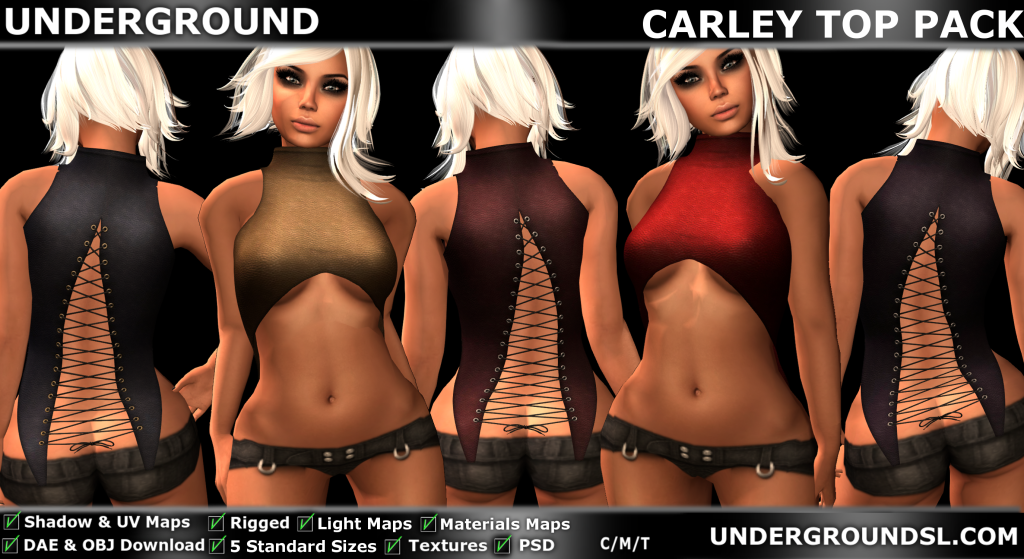 UG MESH CARLEY TOP PACK PIC