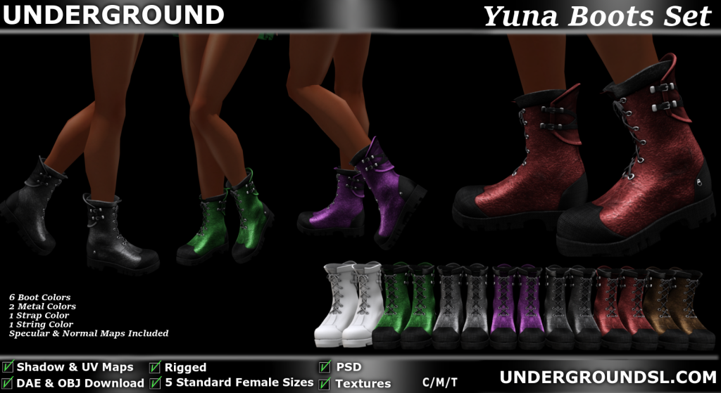 Yuna Boots Set Pic