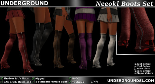 Neeoki Boots Set Pic