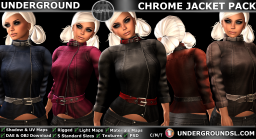 UG MESH CROME JACKET PACK PIC