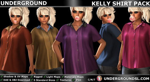 UG MESH KELLY SHIRT PACK PIC