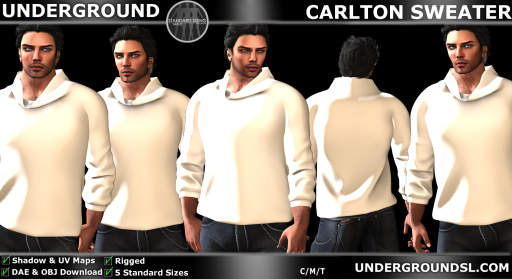 UG MESH CARLTON SWEATER PIC