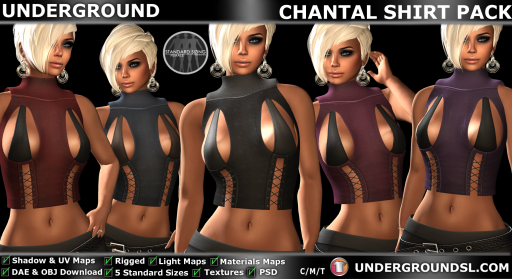 UG MESH CHANTAL SHIRT PACK PIC