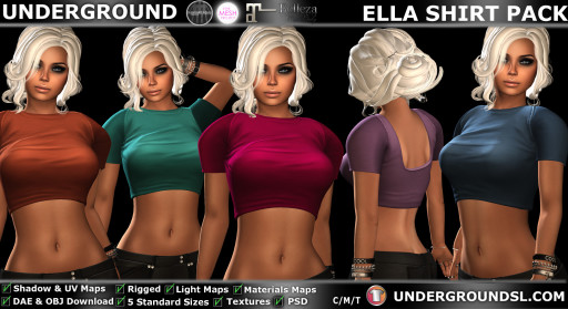 UG MESH ELLA SHIRT PACK MB2 PIC MP