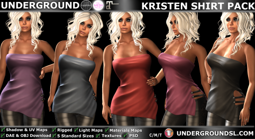 UG MESH KRISTEN SHIRT PACK MB PIC