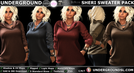 UG MESH SHERI SWEATER PACK MB PIC