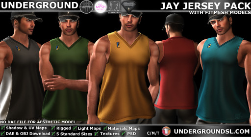 UG JAY JERSEY PACK + FITMESH PIC MP